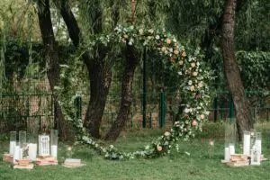 wedding ceremony area